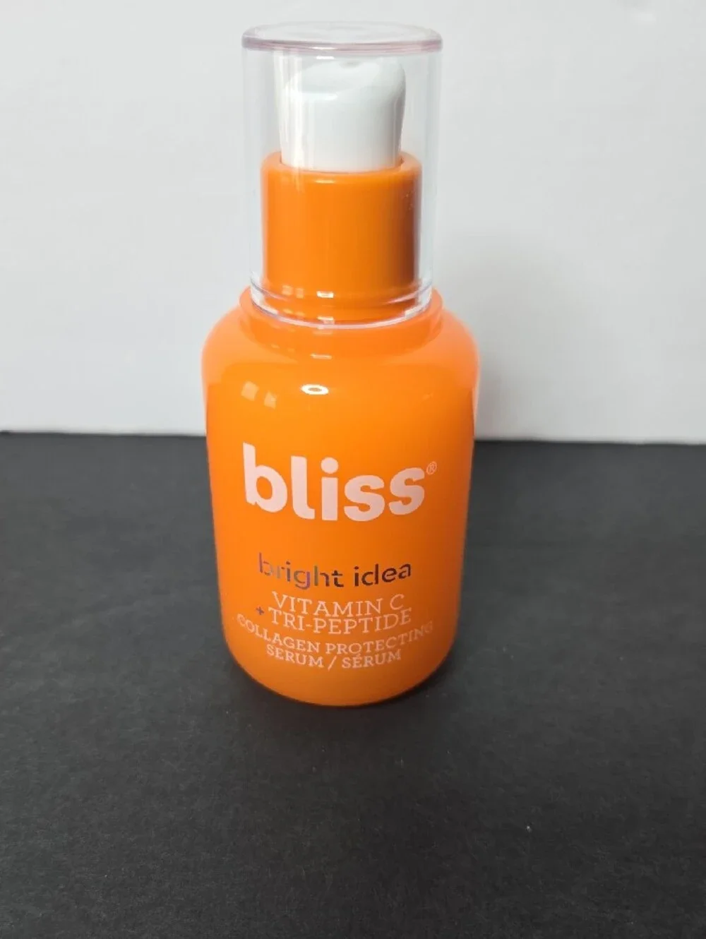 Bliss 1 fl.oz. Bright Idea Vitamin C + Tri-Peptide Brightening Facial Serum NEW